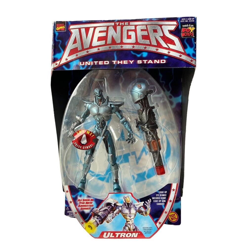 Marvel Comics The Avengers ULTRON United We Stand 5.5" action figures 1999 VTG